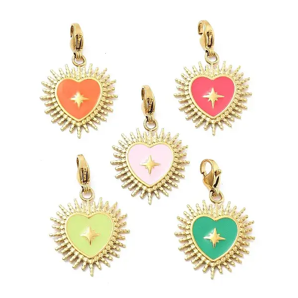 304 Stainless Steel Enamel Pendant Decoration