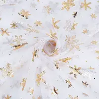 Snowflake Pattern Nylon Fabric