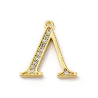 Rack Plating Brass Micro Pave Cubic Zirconia Pendant