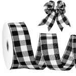 Polyester Tartan Wired Ribbon