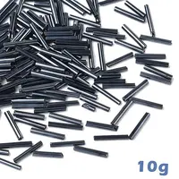 10G Glass Bugle Beads