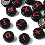 Opaque Black Acrylic Beads