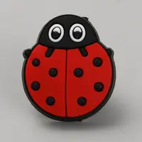 Ladybug Plastic Cartoon Style Straw Toppers