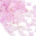 Metal Enlaced Acrylic Bead Caps