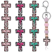 12Pcs 3 Colors Silicone Focal Beads