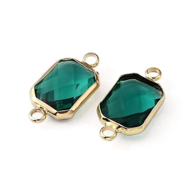 Glass Connector Charms