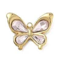 304 Stainless Steel & Glass Pendants