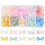 130Pcs 13 Colors Gradient Color Transparent Acrylic Beads