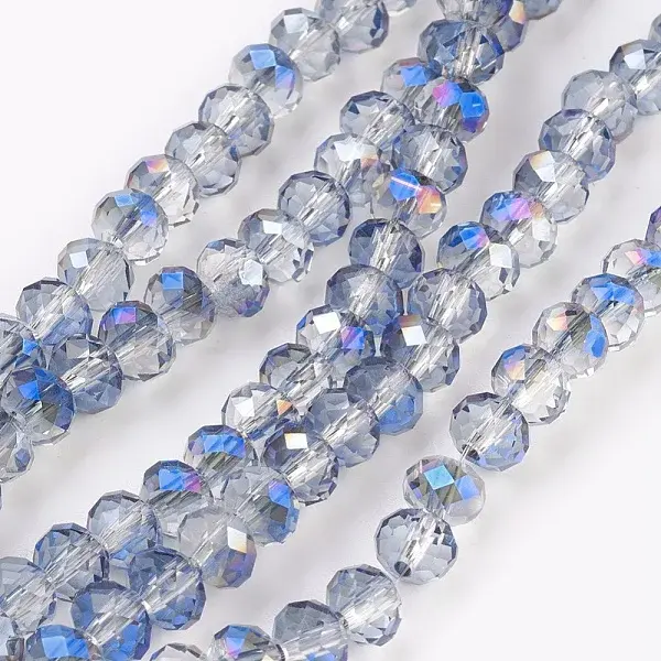 Electroplate Glass Beads Strands