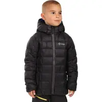 KILPI REBEKI Chlapecká zateplená bunda, černá, velikost
