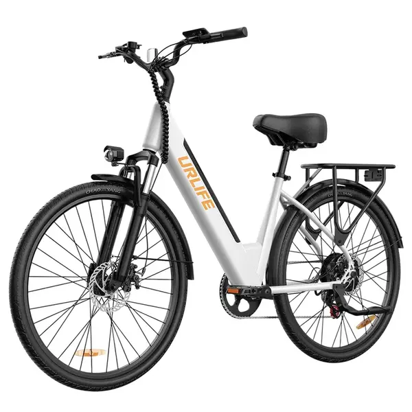 URLIFE E26 Electric Bike 250W 36V 13Ah 25km/h White
