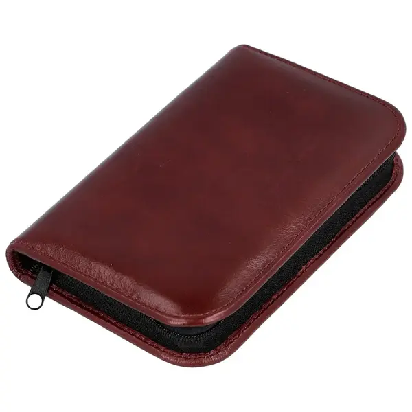 Kožená manikúra a pedikúra vínová - Solingen Zayne