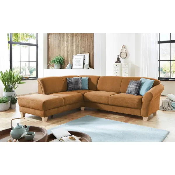 Sit & More ROHOVÁ SEDAČKA, textil, terracotta