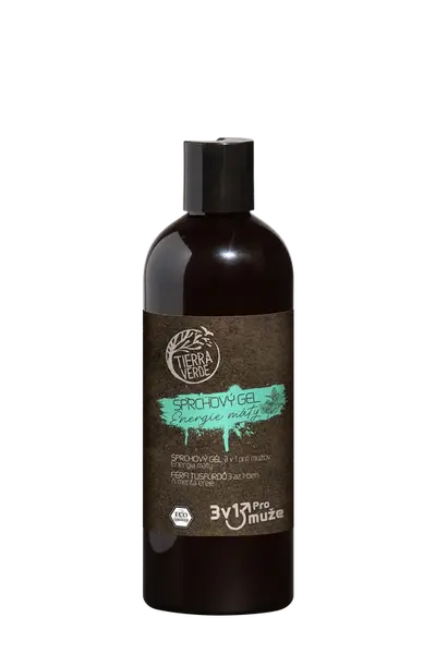 TIERRA VERDE Sprchovací gél pre mužov Energia mäty (fľaša) 500 ml