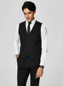 Černá vesta Selected Homme New One