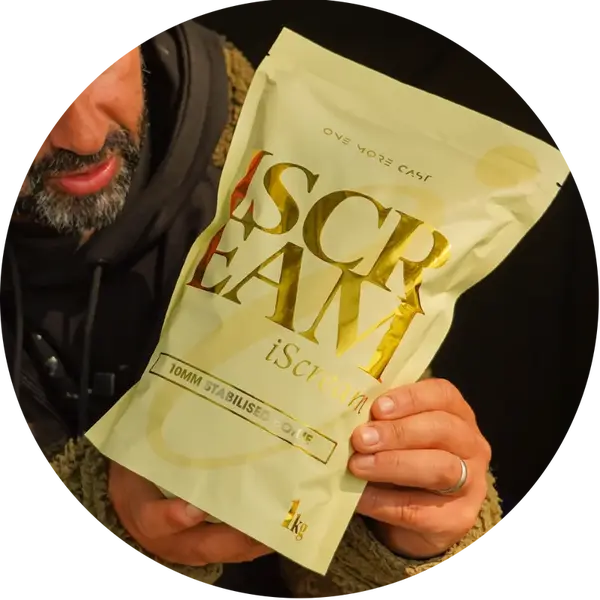 One more cast boilie stabilised boilie iscream - 1 kg 14 mm