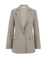 WE Fashion Blejzer  sivobéžová