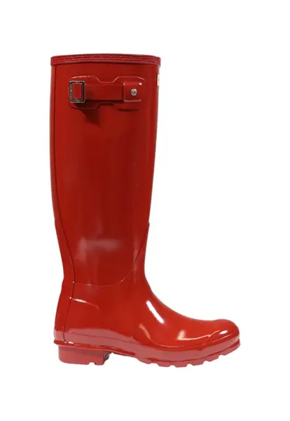 Červené dámské holínky Hunter