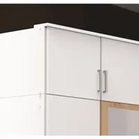 Skříňový nástavec Click, 91 cm, bílý