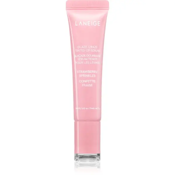 LANEIGE Glaze Craze Tinted Lip Serum tónovací balzám na rty odstín Strawberry Sprinkles 12 g