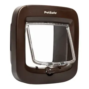 PetSafe® Dvířka pro kočky na mikročip Hnědé | P58702