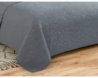 Přehoz na postel Harmony 220x240 cm, šedý