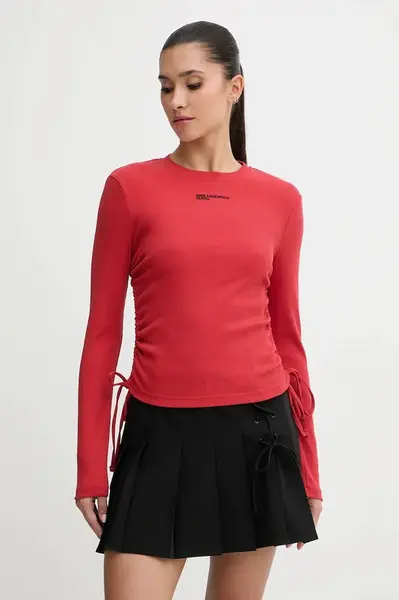 Tričko s dlhým rukávom Karl Lagerfeld Jeans