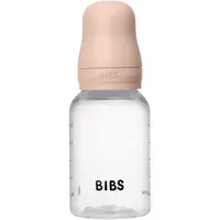 BIBS Anti-Colic Baby Bottle Latex antikoliková fľaša s kaučukovým cumlíkom Blush 150 ml