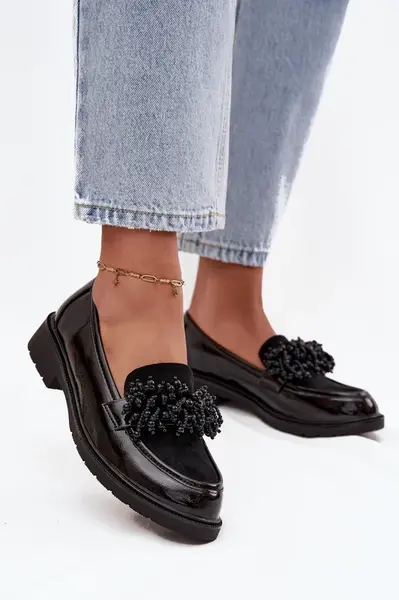 Dámské lakované mokasíny S.Barski