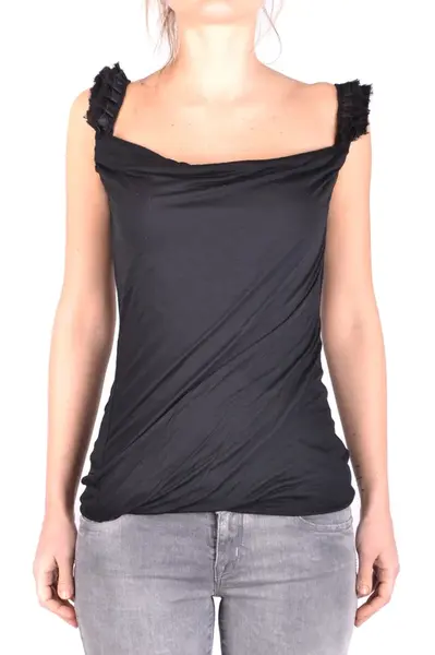 Černý top na ramínka Dsquared