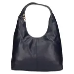 Dámská kožená kabelka Italia Giola - tmavě modrá