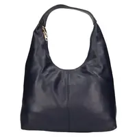 Dámská kožená kabelka Italia Giola - tmavě modrá