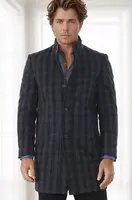 Pánský kabát Dewberry vzorovaný