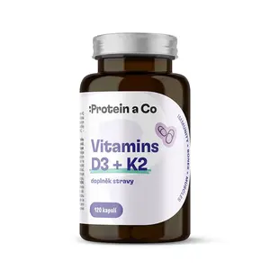 Protein a Co Vitamin D3 + K2 120 kapslí
