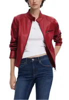 Červená kožená bunda Desigual