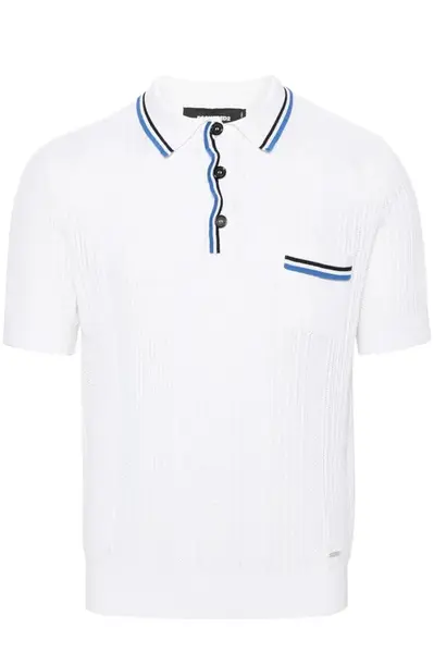 Bílé polo triko Dsquared2