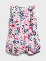 GAP Dětský overal floral woven - Holky