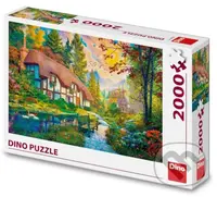 Puzzle Domek u řeky - puzzle z kategorie Umělecké