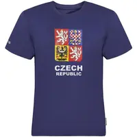 PROGRESS CZ TSHIRT MAN Pánské bambusové triko pro fanoušky, tmavě modrá, velikost