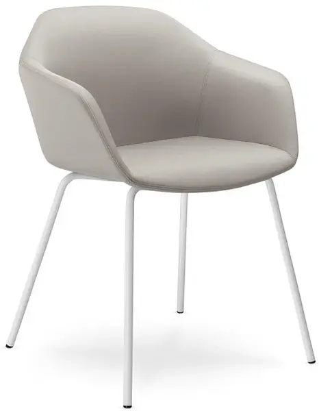 LD SEATING Konferenční křeslo RIVA, RI-02-N0, bílá podnož