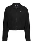 Tommy Jeans Prechodná bunda  čierna