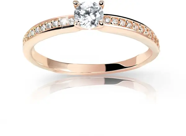 Cutie Jewellery Úchvatný trblietavý prsteň Z6713-2523-10-X-4 54 mm