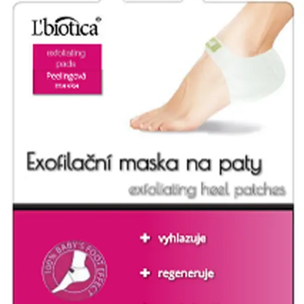 L'BIOTICA Exfolikační maska na paty