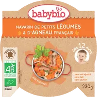 BABYBIO Menu dušená zelenina s jehněčím masem 230 g