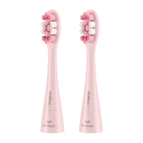 NICEBOY Náhradní hlavice ION Sonic Medium růžová 2 ks