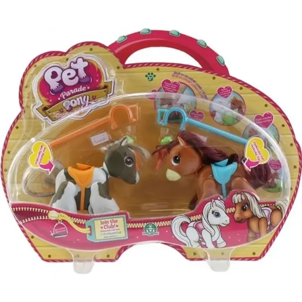 Pet Parade poník 8 x 8 x 2 cm 2pack strakatý poník
