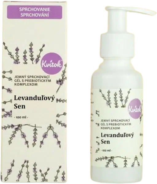 KVITOK Sprchový gel Levandulový sen s prebiotickým komplexem 100 ml