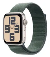 APPLE Watch SE (2024) 40mm Hvězdně bílý hliník s jezerně zeleným provlékacím řemínkem
