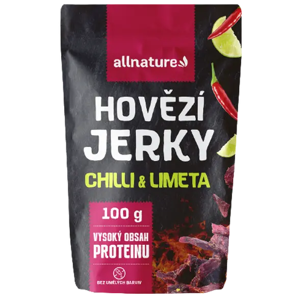 ALLNATURE BEEF Chilli & Lime Jerky 100 g