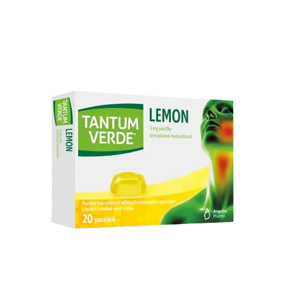 TANTUM VERDE Lemon 3mg 20 pastilek